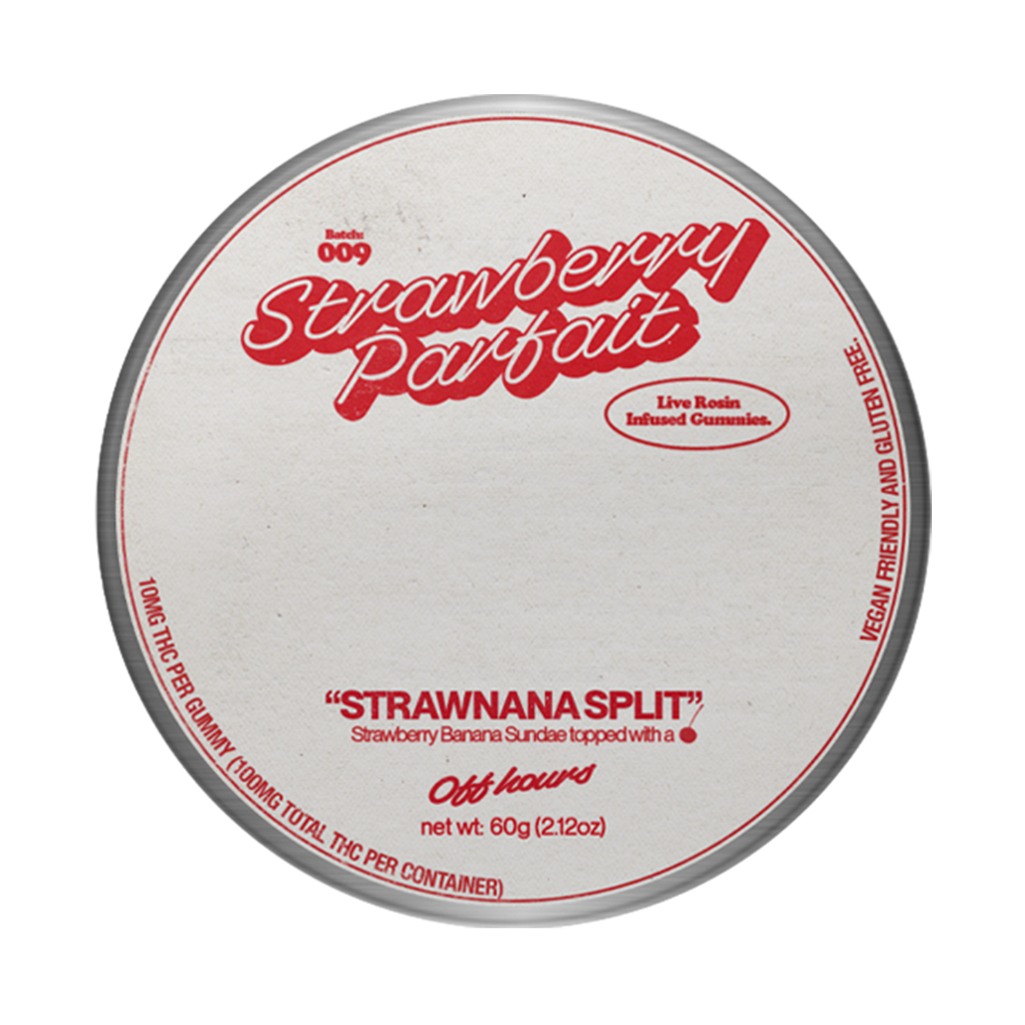 #009 Strawberry Parfait “Strawnana Split”